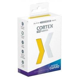 Cortex Sleeves: Standard Size Glossy Yellow (100ct) (Pre-Order)